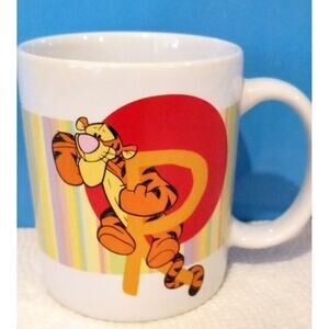 Disney Store Tigger Mug Adorable Pattern Coffee Cup See Pictures